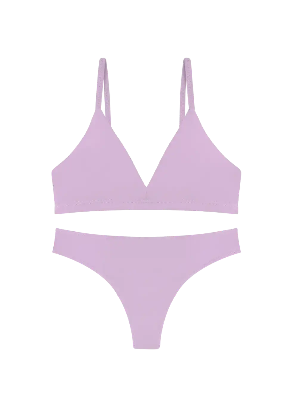 Triangle Bra & Low Profile Thong Set