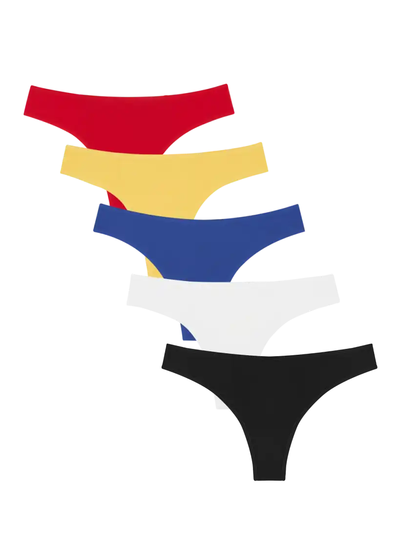 Low Profile Thong 5-Pack