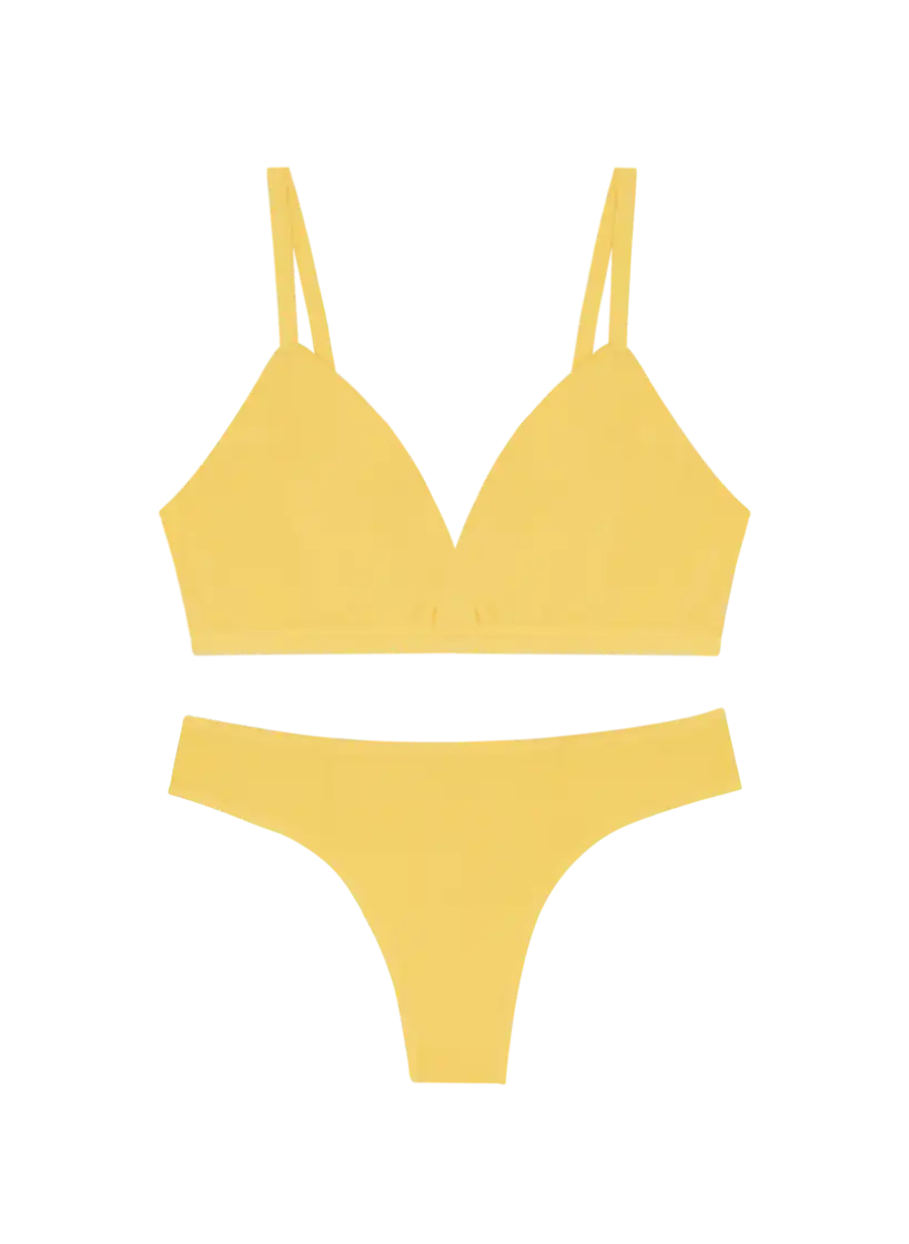Triangle Bra & Low Profile Thong Set
