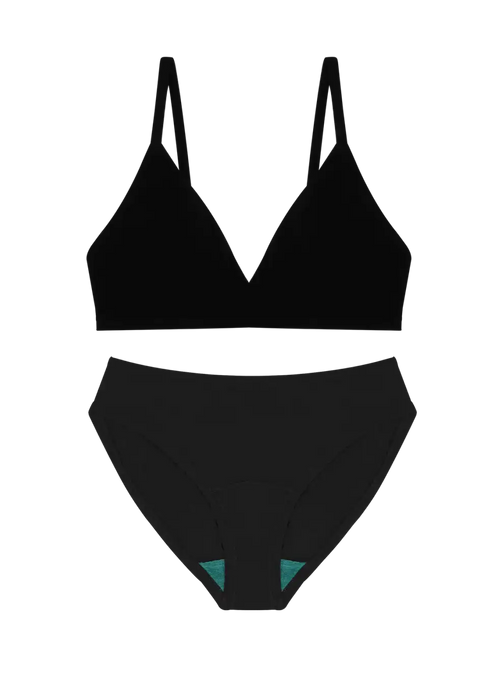 Triangle Bra & Bikini Set