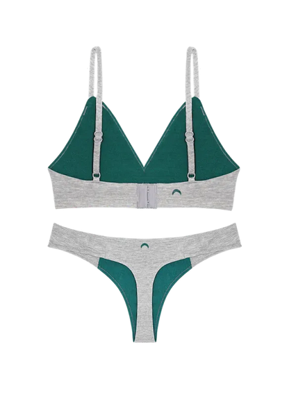 Triangle Bra & Low Profile Thong Set