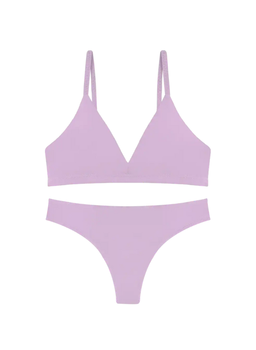 Triangle Bra & Low Profile Thong Set