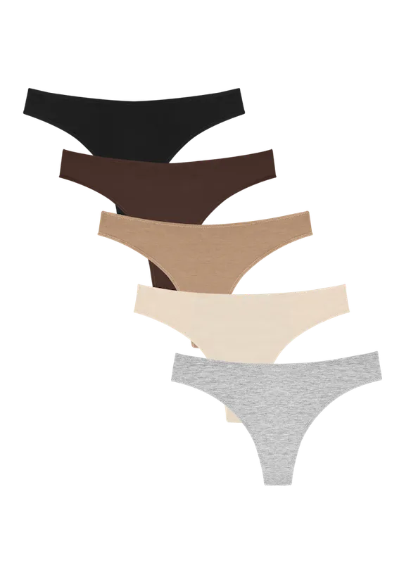 Low Profile Thong 5-Pack