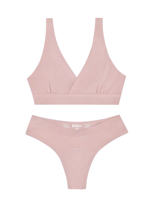 Crossover Bra & Thong Set