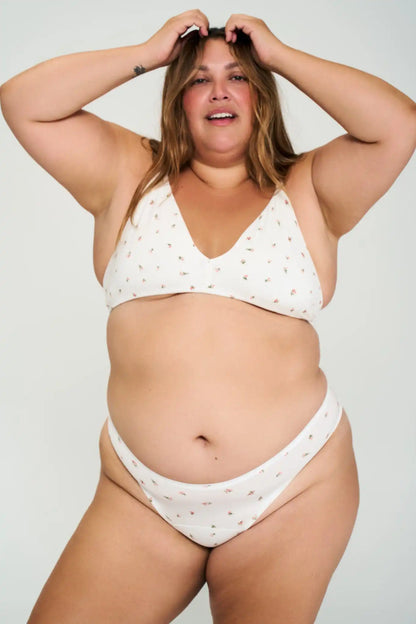 Triangle Bra & Dipped Thong Set