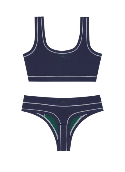 Sporty Bralette & Thong Set