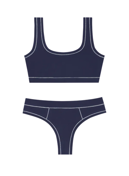 Sporty Bralette & Thong Set