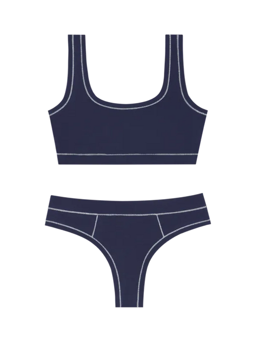 Sporty Bralette & Thong Set
