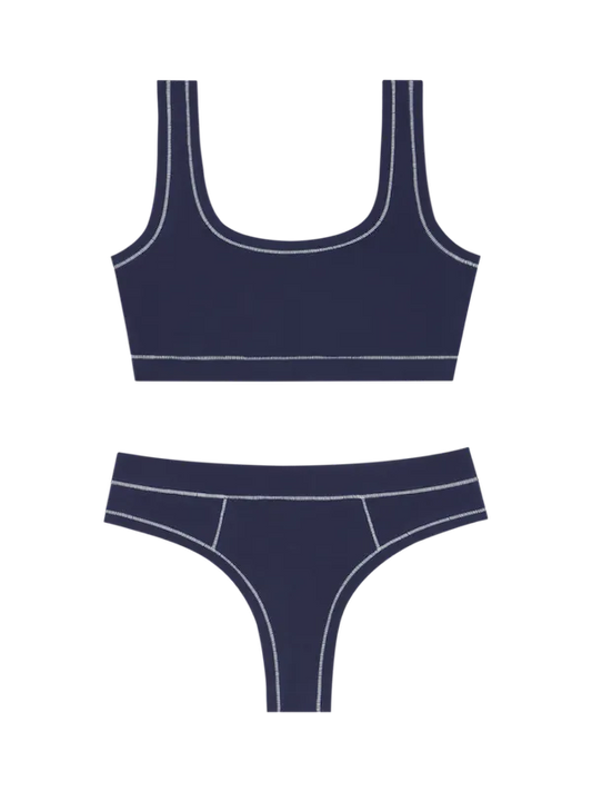 Sporty Bralette & Thong Set