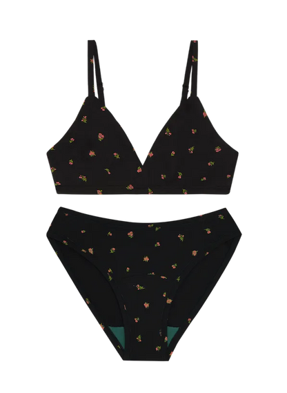 Triangle Bra & Bikini Set