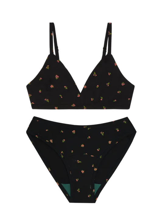 Triangle Bra & Bikini Set