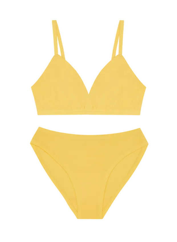 Triangle Bra & Bikini Set