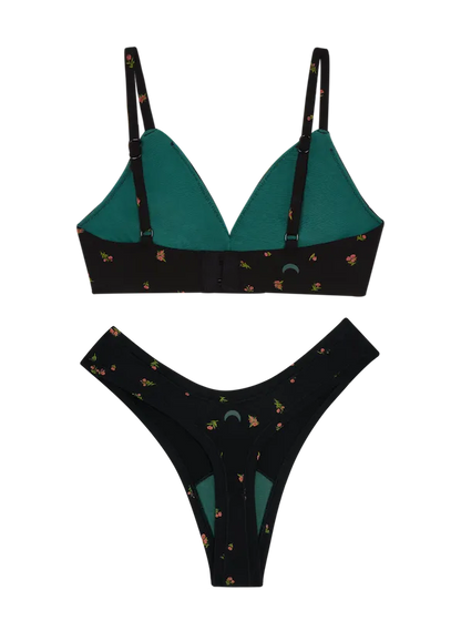 Triangle Bra & Dipped Thong Set