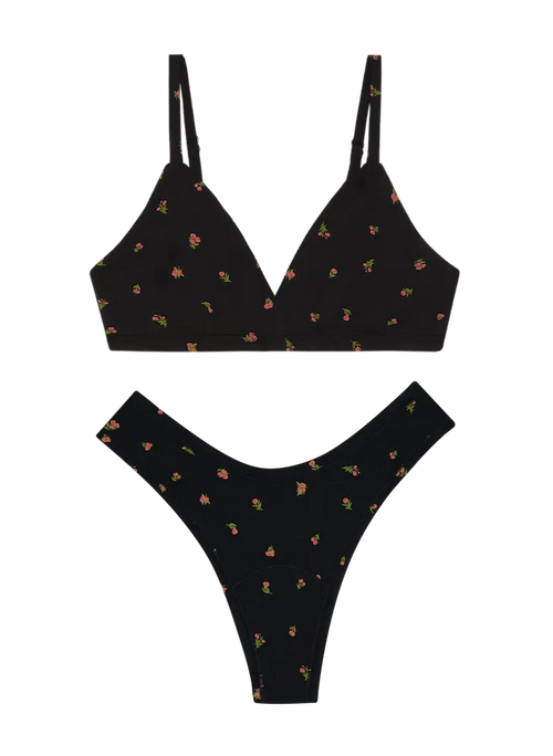 Triangle Bra & Dipped Thong Set