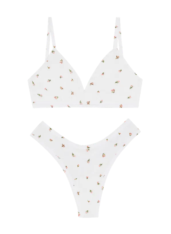 Triangle Bra & Dipped Thong Set