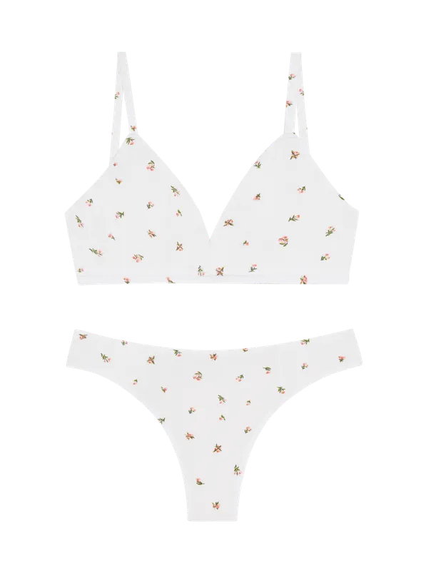 Triangle Bra & Low Profile Thong Set